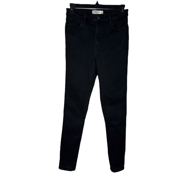 Abercrombie & Fitch SZ 4/27R Super Skinny Jeans Hi-Rise Stretch Zip-Fly Pockets - Picture 1 of 10